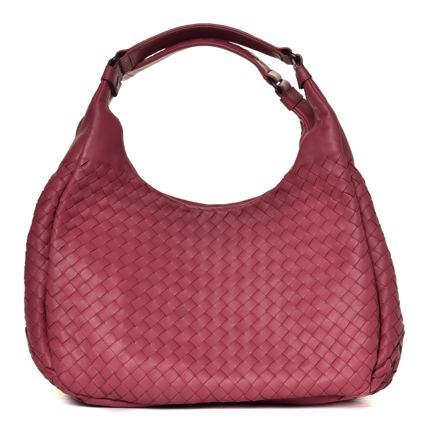 Nappa Intrecciato Medium Campana Hobo Amaranto