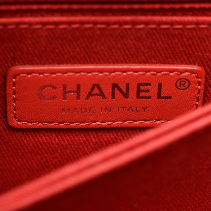Chanel Caviar Quilted Mini Coco Handle Flap Red 6 of 10