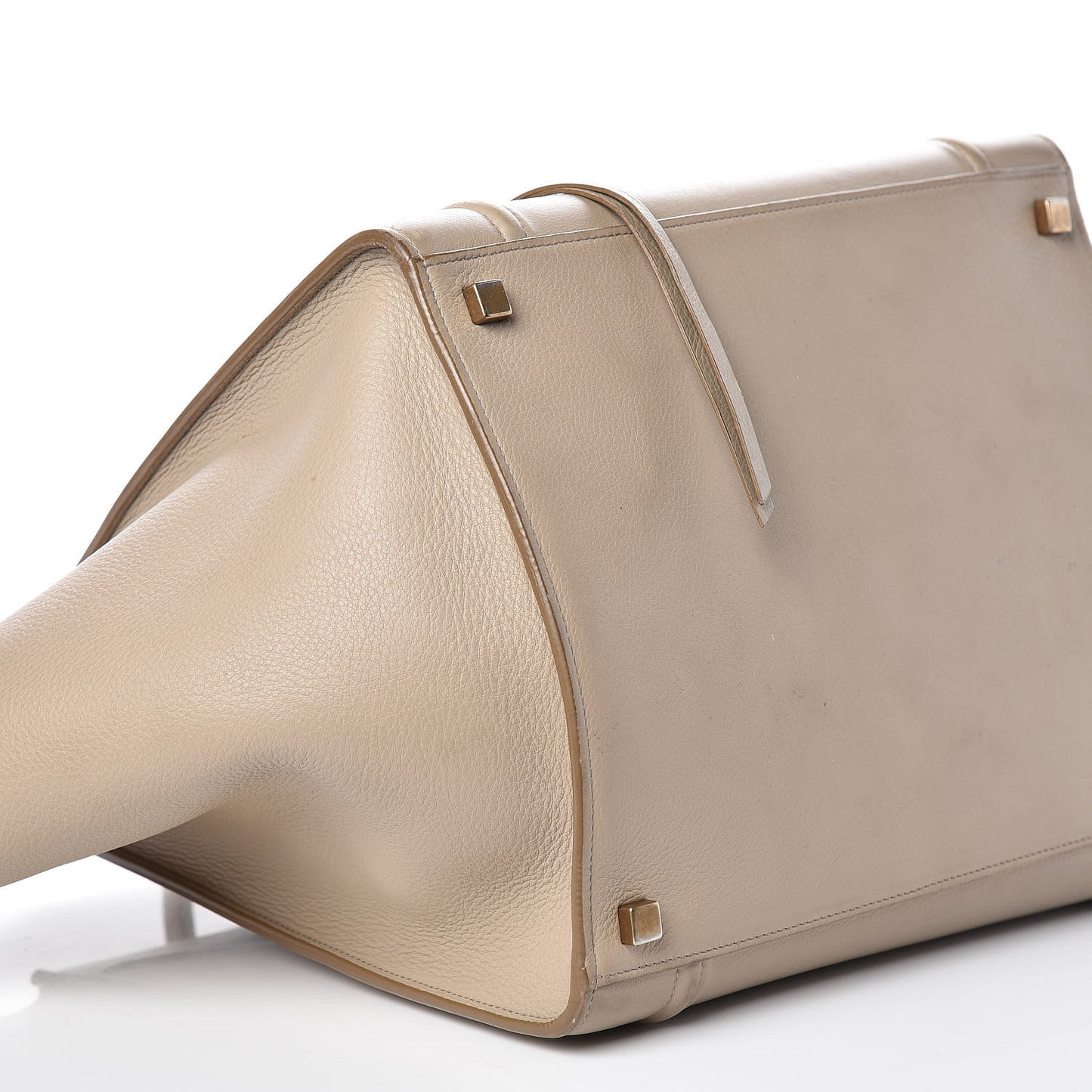 Supple Calfskin Medium Phantom Luggage Beige