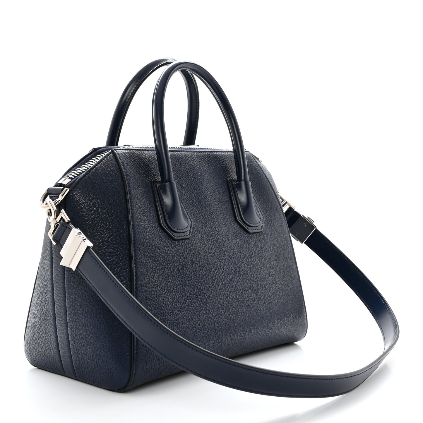 Sugar Goatskin Small Antigona Navy