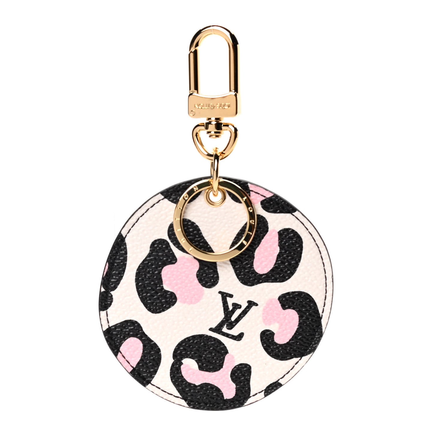 Monogram Wild At Heart Illustre Bag Charm Key Ring Black