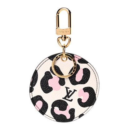 Louis Vuitton Monogram Wild At Heart Illustre Bag Charm Key Ring Black 3 of 3