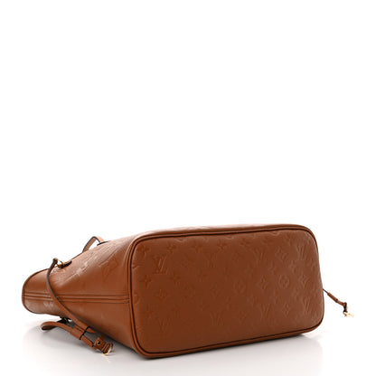 Louis Vuitton Empreinte Monogram Giant Neverfull MM Cognac 5 of 10