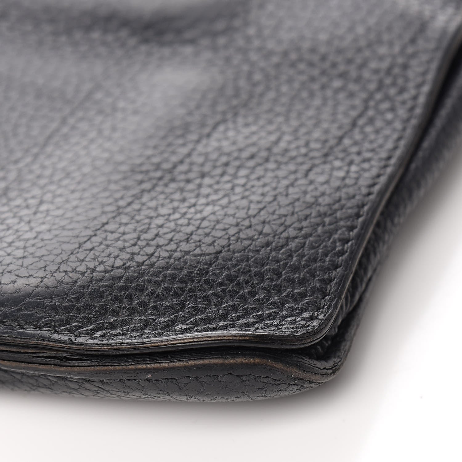 Hermes Togo Dogon Duo Wallet Black 11 of 13