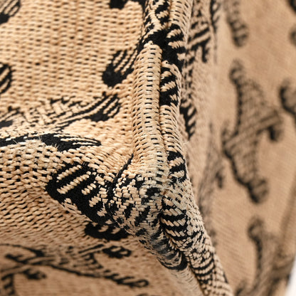 Celine Canvas Calfskin Triomphe Large Cabas Thais Natural Tan 12 of 12