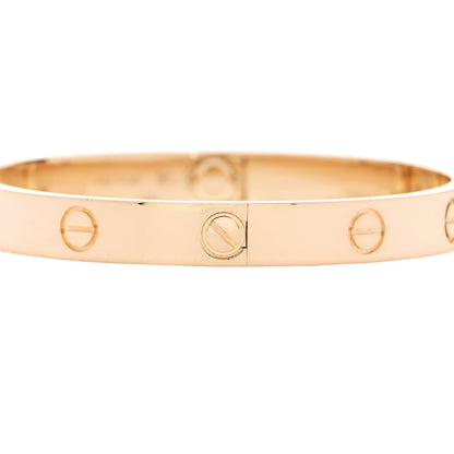 Cartier 18K Yellow Gold LOVE Bracelet 17 4 of 9