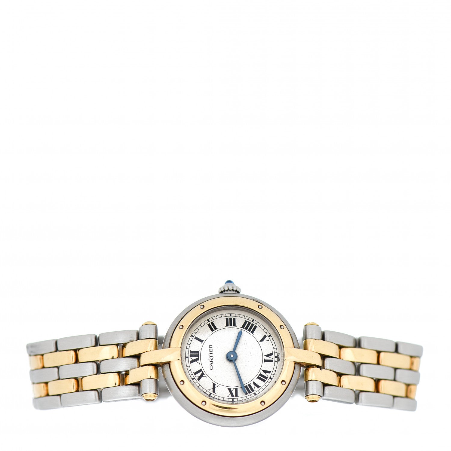 Cartier Stainless Steel 18K Yellow Gold 24mm Panthere Vendome Quartz Watch 2 of 4