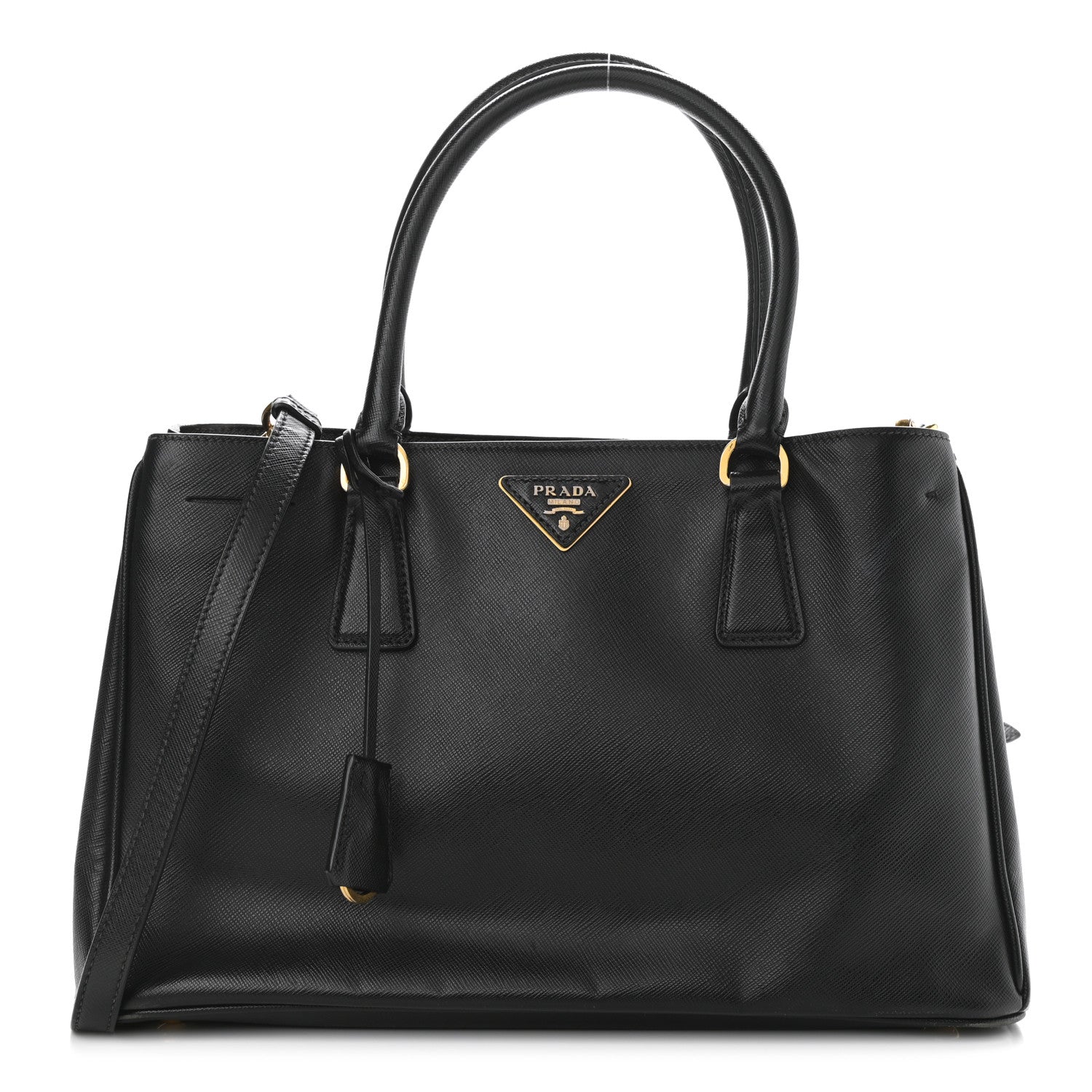 Prada Saffiano Lux Medium Tote Black 1 of 14