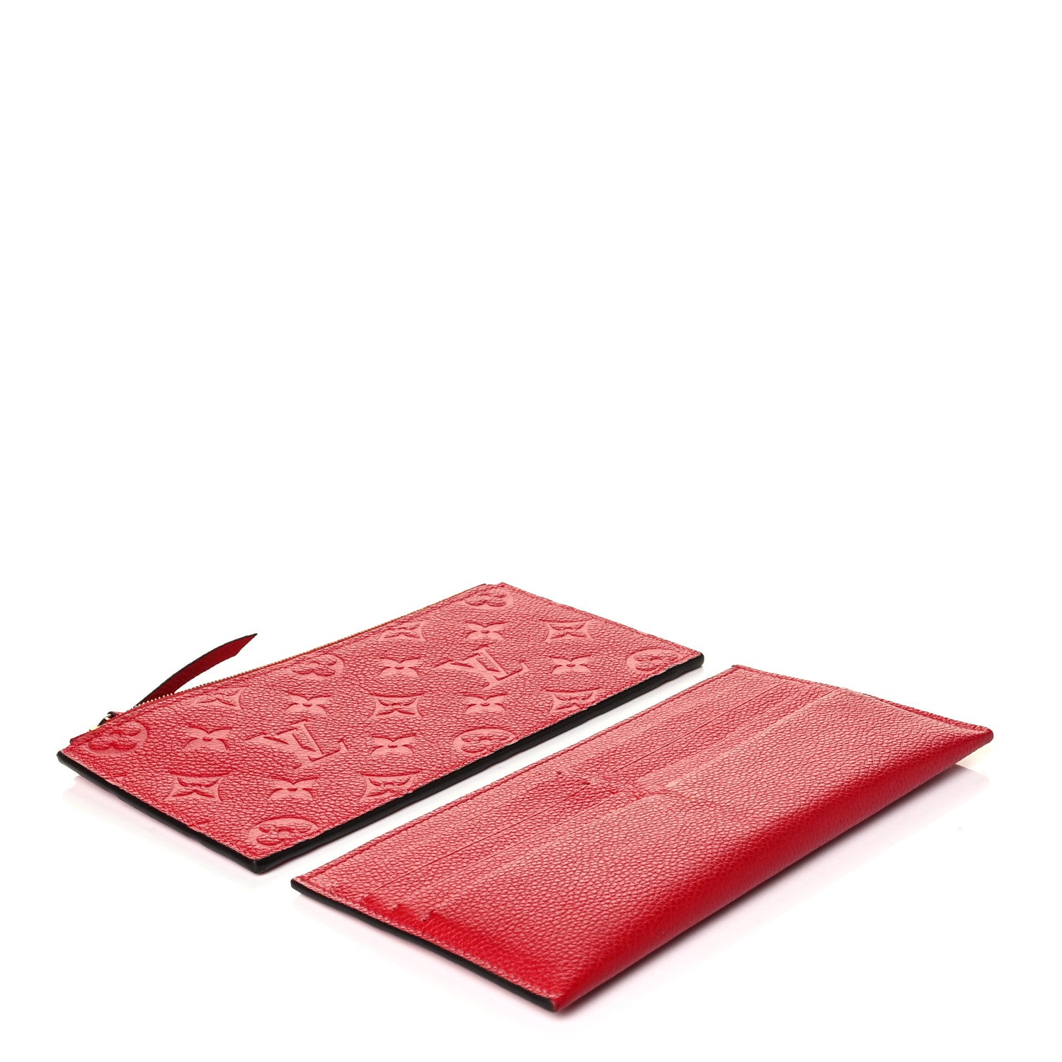 Louis Vuitton Empreinte Pochette Felicie Chain Wallet Scarlet 7 of 9