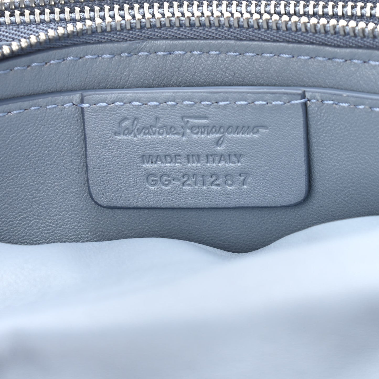 Calfskin Small Viva Bow Shoulder Bag Blue