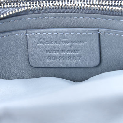 Salvatore Ferragamo Calfskin Small Viva Bow Shoulder Bag Blue 6 of 10
