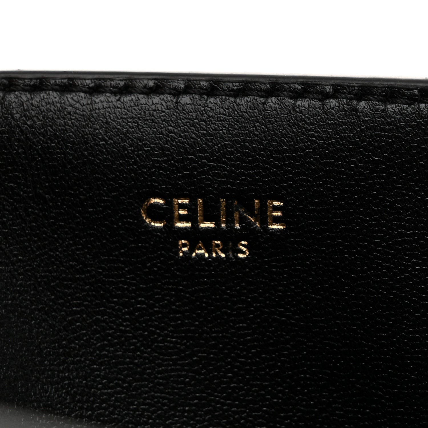 Celine Smooth Calfskin Triomphe Medium Louise Bag Black 7 of 10