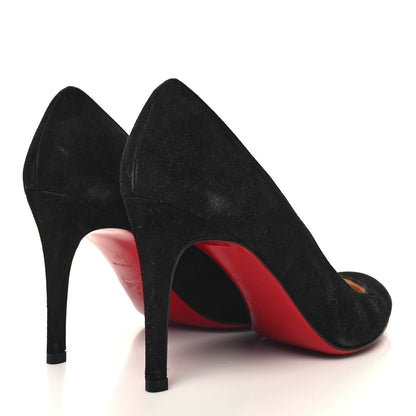 Christian Louboutin Suede Simple 100 Pumps 36.5 Black 4 of 7