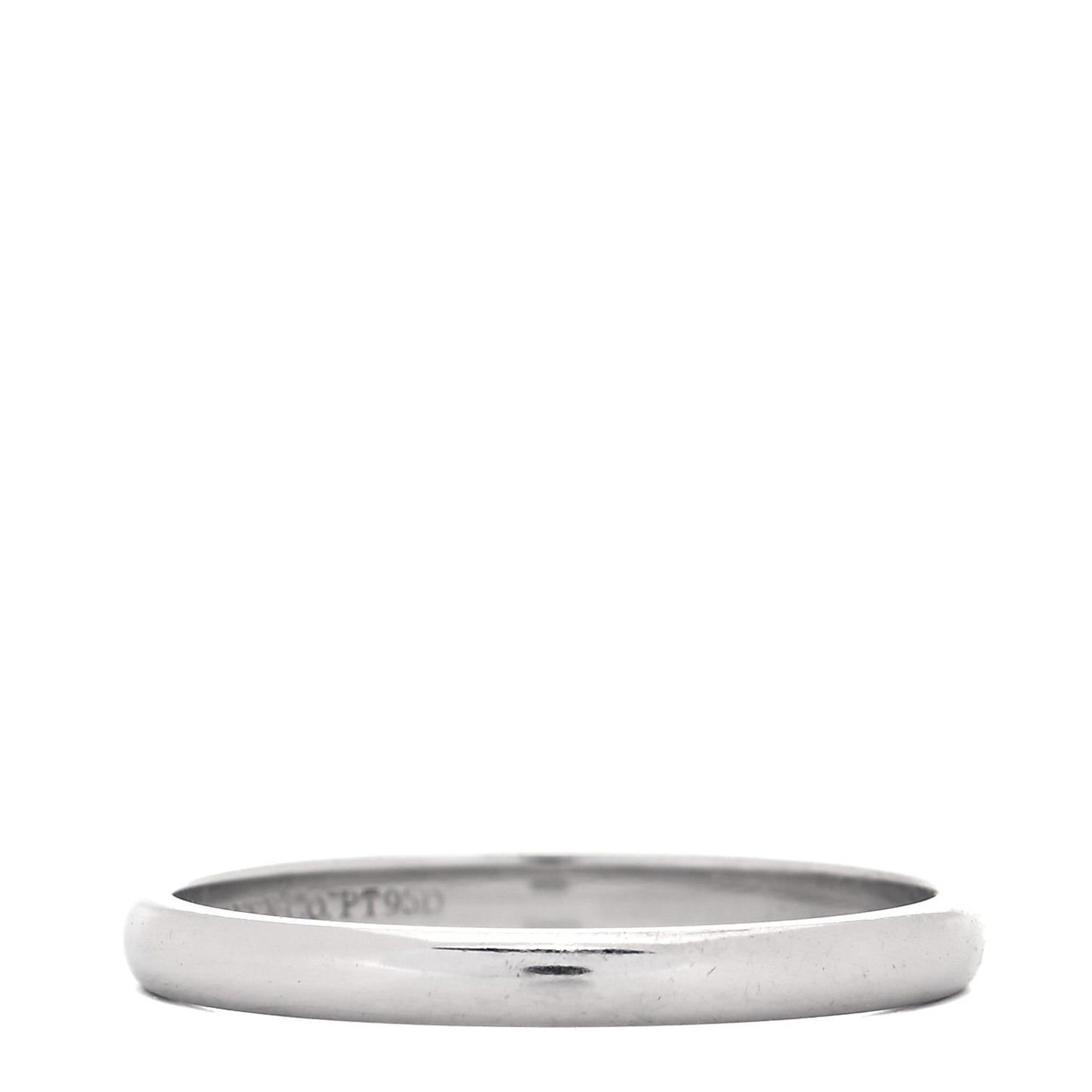 Platinum 2mm Classic Wedding Band Ring 53 6.5