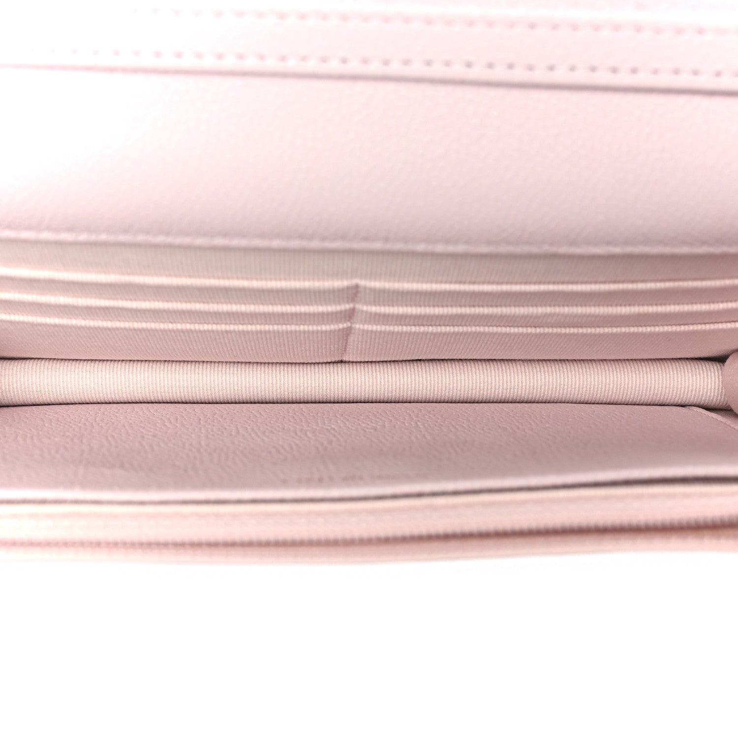 Chanel Caviar Quilted Tiny CC Wallet On Chain WOC Light Pink 5 of 12
