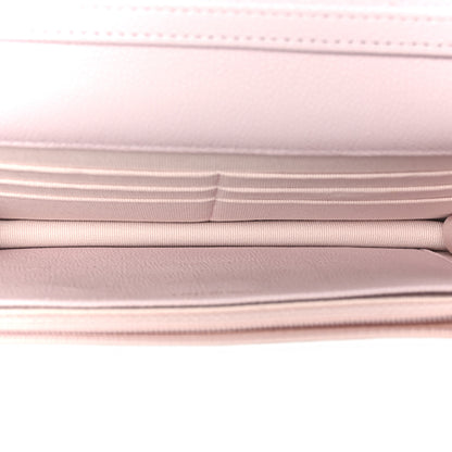 Chanel Caviar Quilted Tiny CC Wallet On Chain WOC Light Pink 5 of 12
