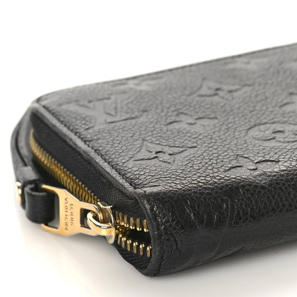 Louis Vuitton Empreinte Zippy Wallet Black 7 of 8