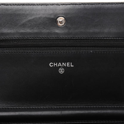Chanel Caviar Timeless CC Wallet On Chain WOC Black 8 of 15