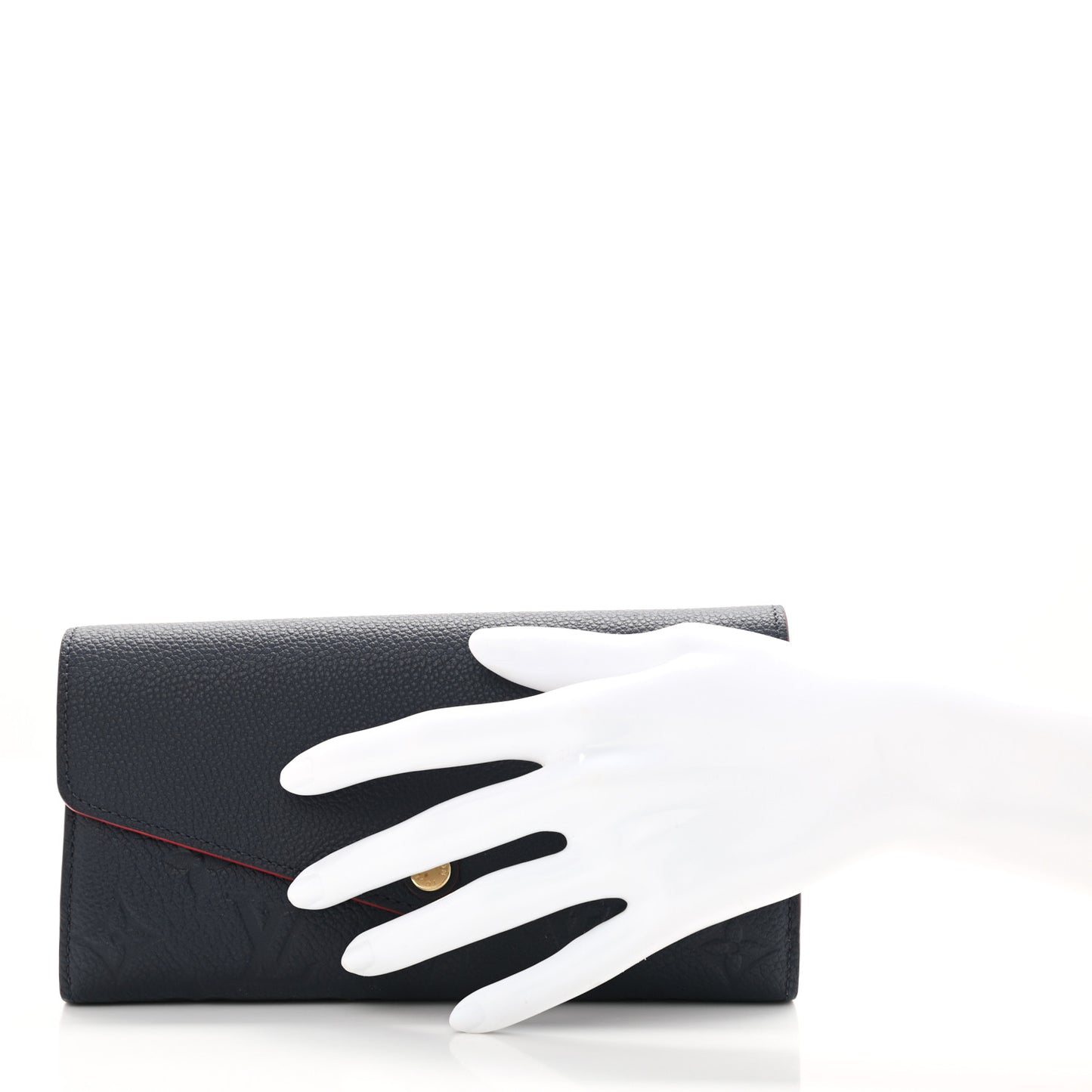 Empreinte Sarah Wallet NM Marine Rouge