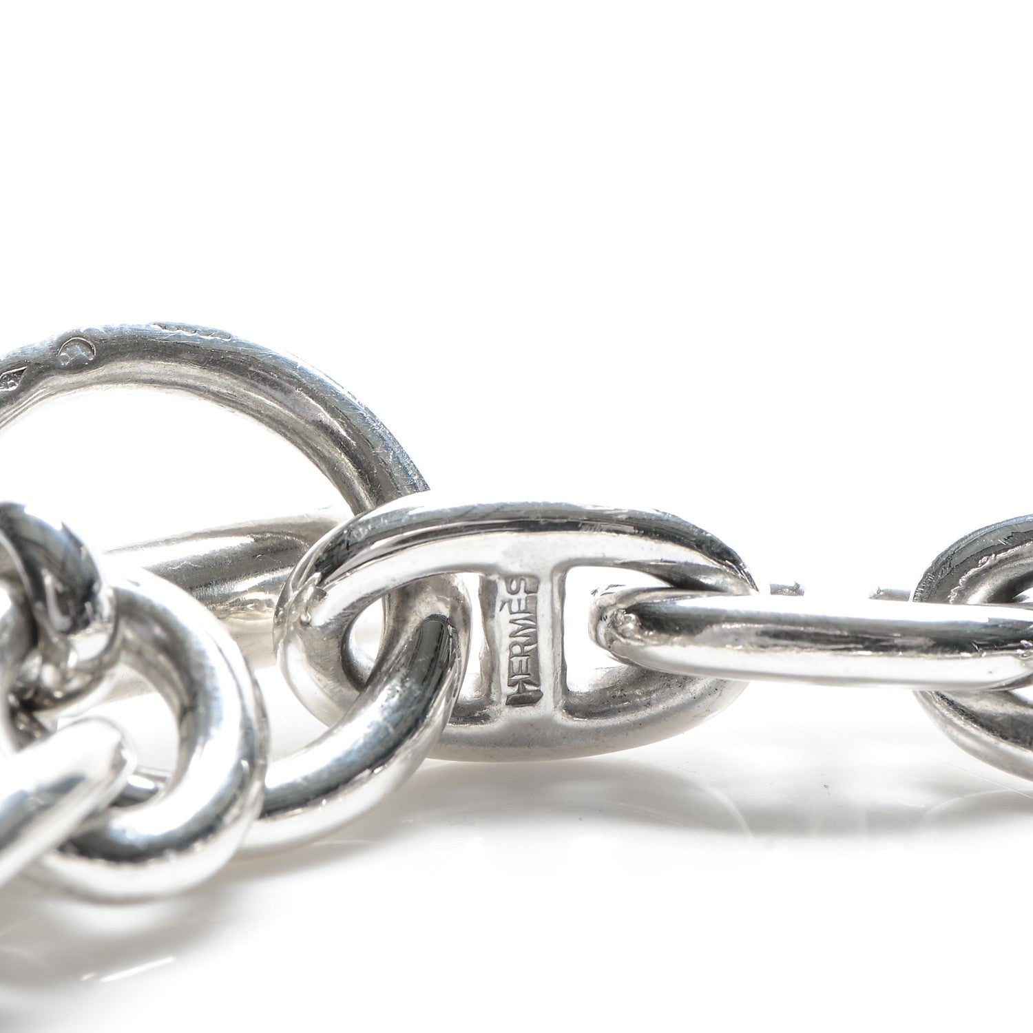 Hermes Sterling Silver MM Chaine d'Ancre Bracelet 4 of 5