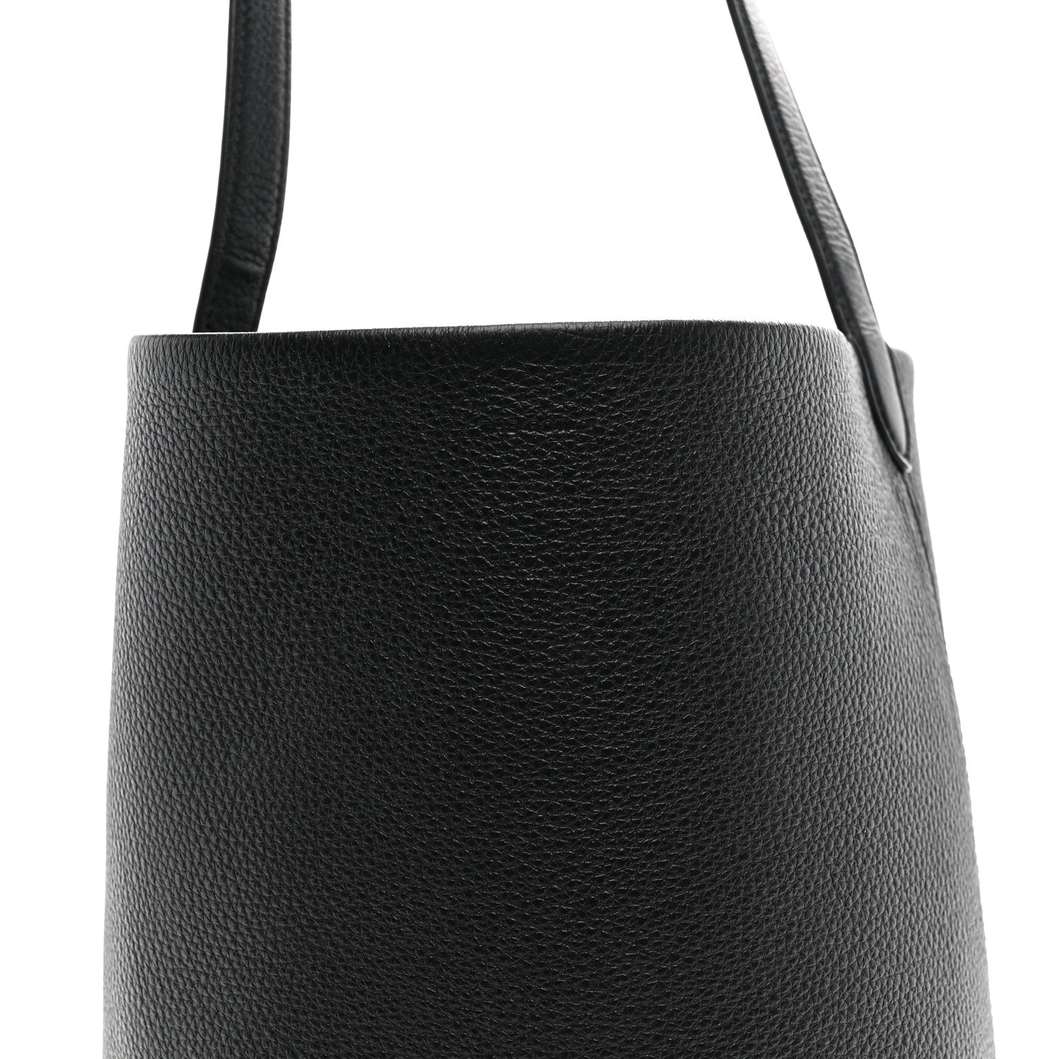 The Row Grained Calfskin Medium N/S Park Tote Black 8 of 10