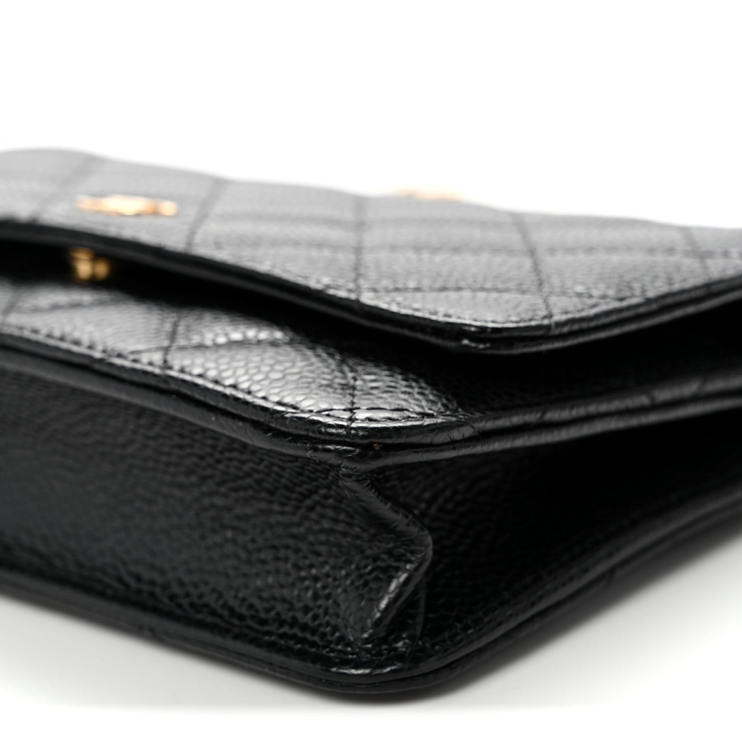Chanel Caviar Quilted Wallet on Chain WOC Black 11 of 12