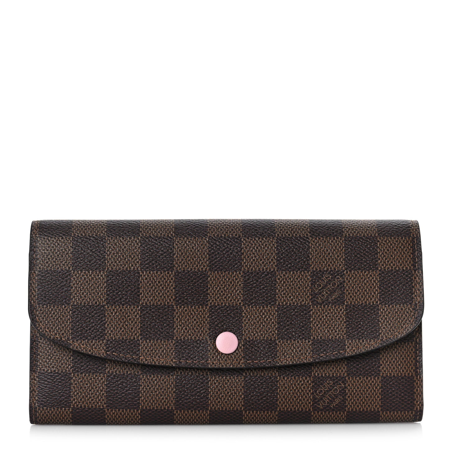 Damier Ebene Emilie Wallet Rose Ballerine