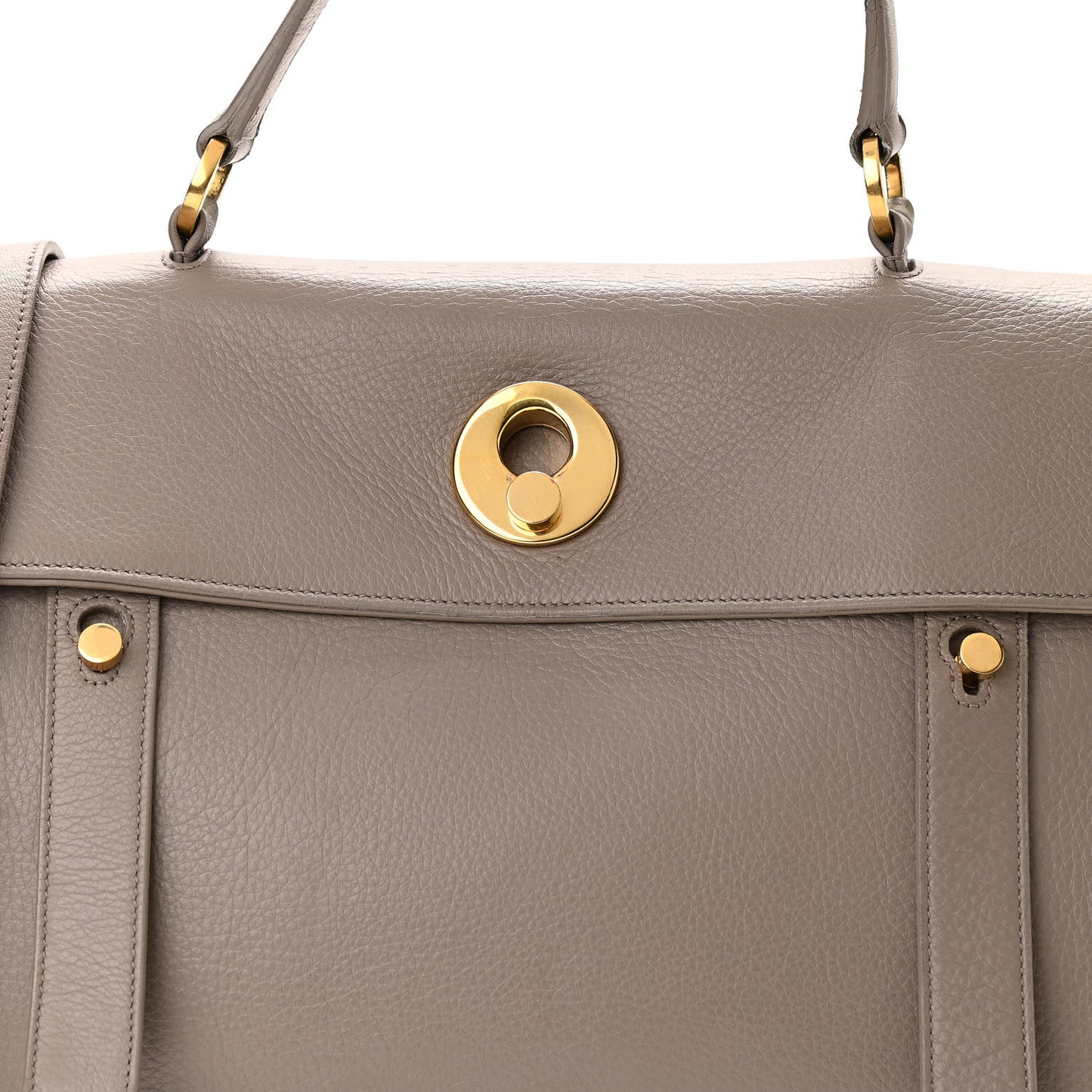 Calfskin Canvas Medium Muse Two Grey