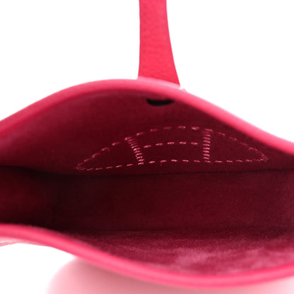 Hermes Taurillon Clemence Evelyne TPM Rose Extreme 5 of 9