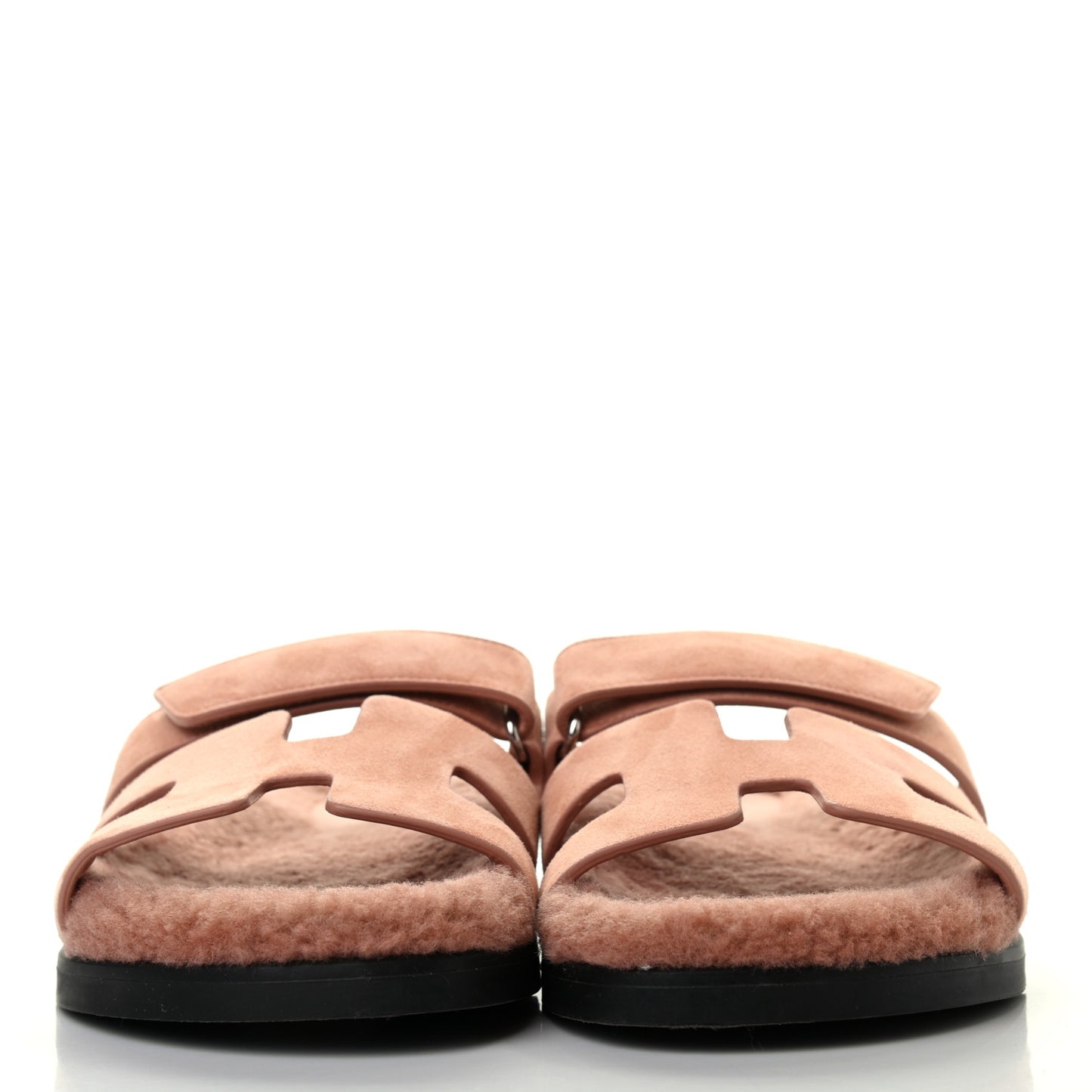 Suede Goatskin Woolskin Womens Chypre Sandals 39 Rose Aube