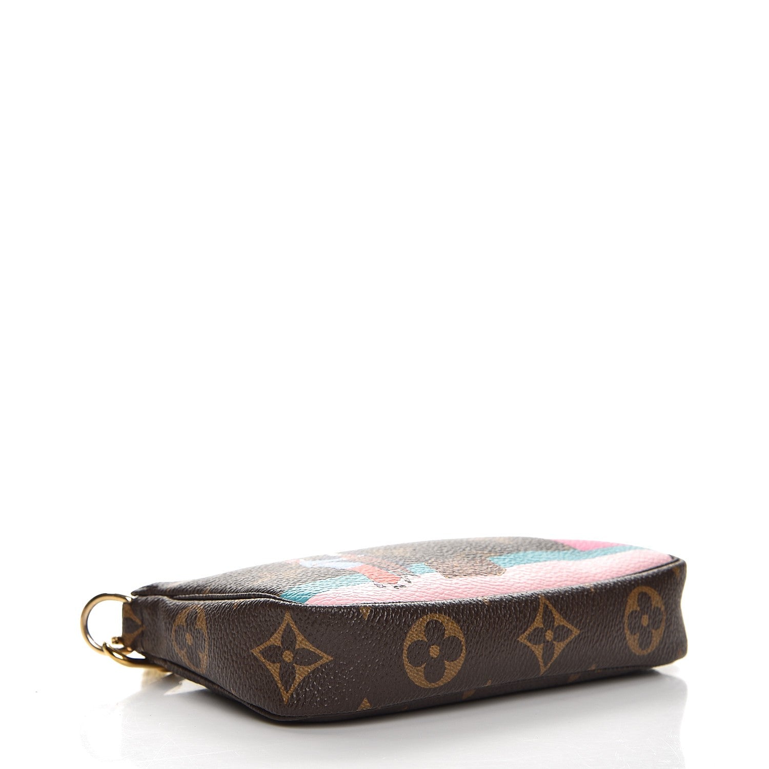 Louis Vuitton Monogram 2016 Christmas Animation Mini Pochette Accessories Rose Ballerine 4 of 7