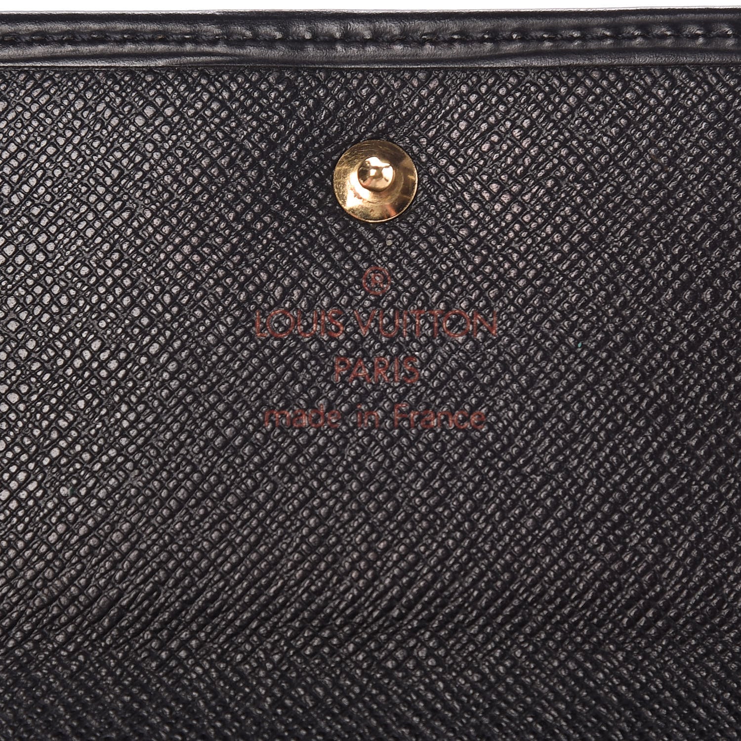 Louis Vuitton Epi Elise Wallet Black 6 of 12