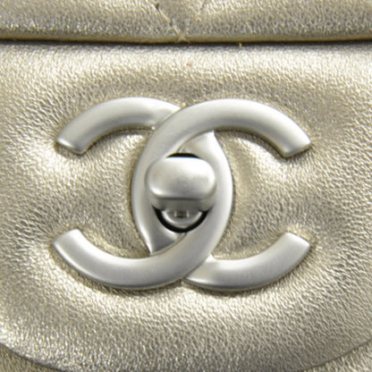 Chanel Lambskin Quilted Jumbo Flap Metallic Bronze 11 of 11