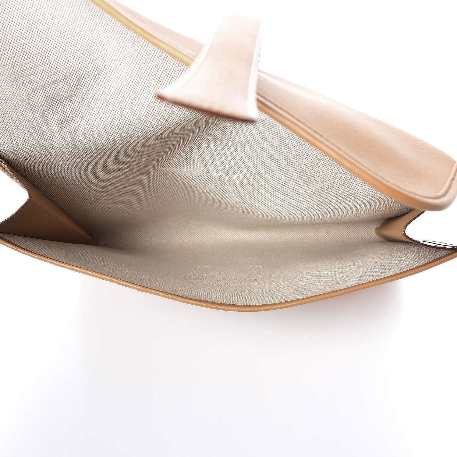 Hermes Courchevel Jige GM Clutch Gold 8 of 8