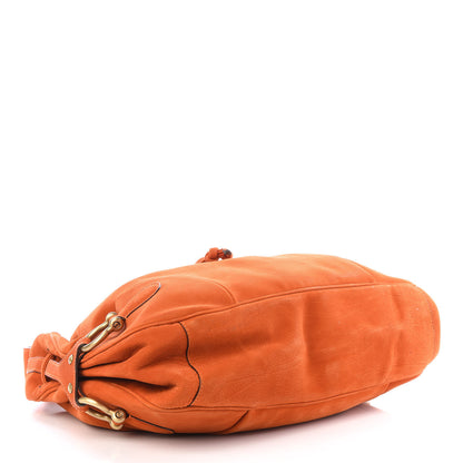 Burberry Nubuck Hobo Orange 3 of 9