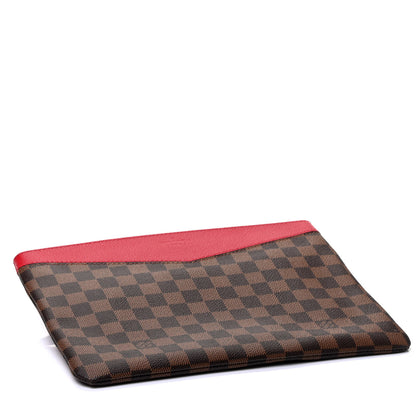 Louis Vuitton Damier Ebene Daily Pouch Scarlet 3 of 4