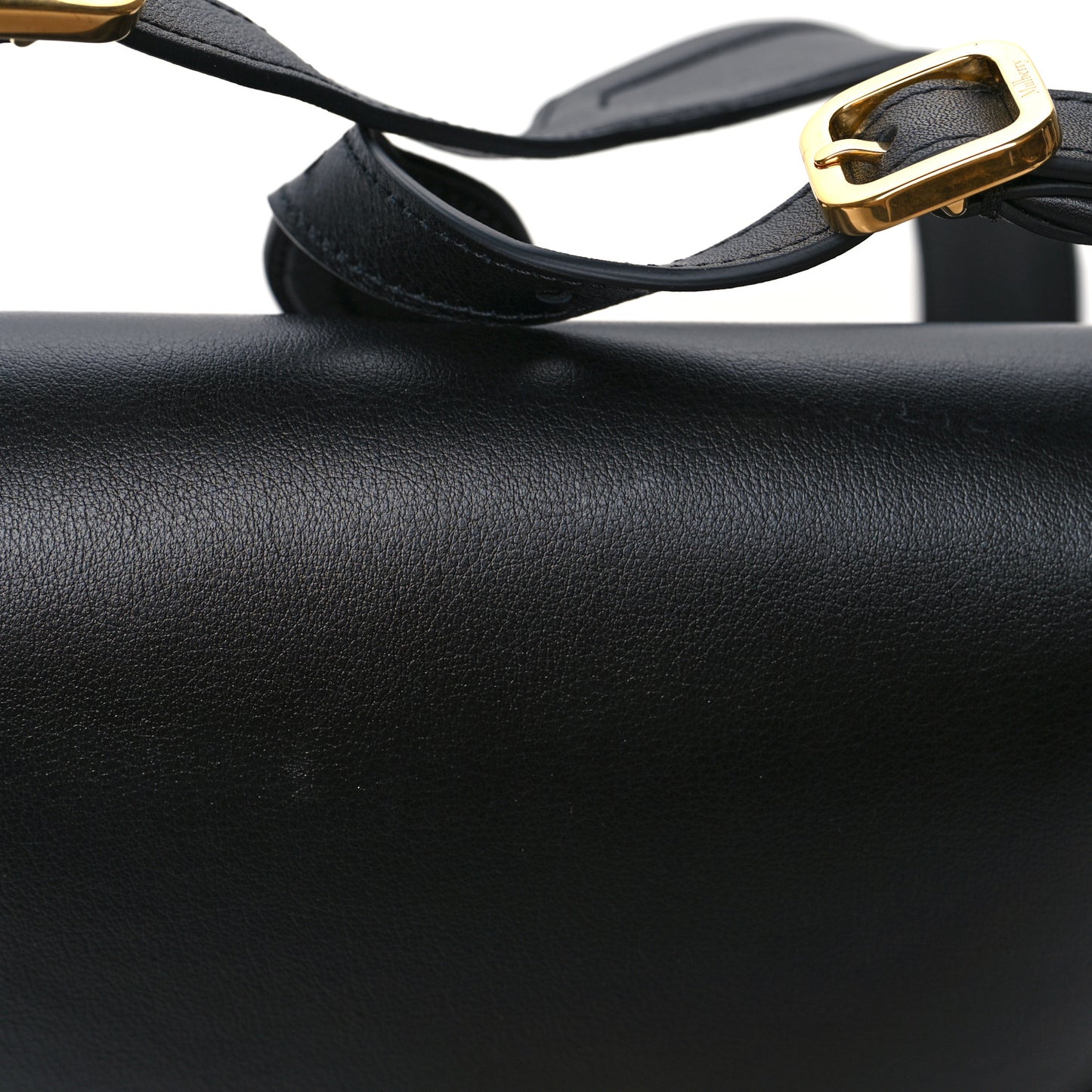 Silky Calfskin Sadie Satchel Black