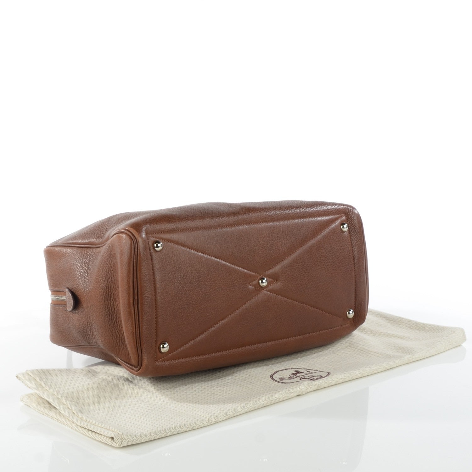 Hermes Taurillon Clemence Victoria II 35 Havane 10 of 15