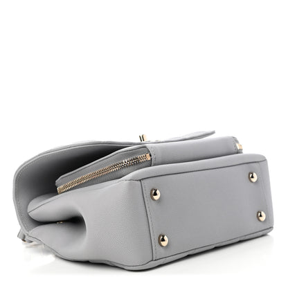 Chanel Caviar Quilted Medium Business Affinity Flap Grey 3 of 6