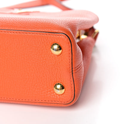 Louis Vuitton Taurillon Capucines BB Clementine 8 of 10