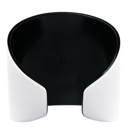 Chanel Resin CC Cuff White Black 4 of 5