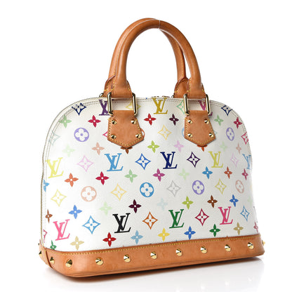 Louis Vuitton Monogram Multicolor Alma White 3 of 19