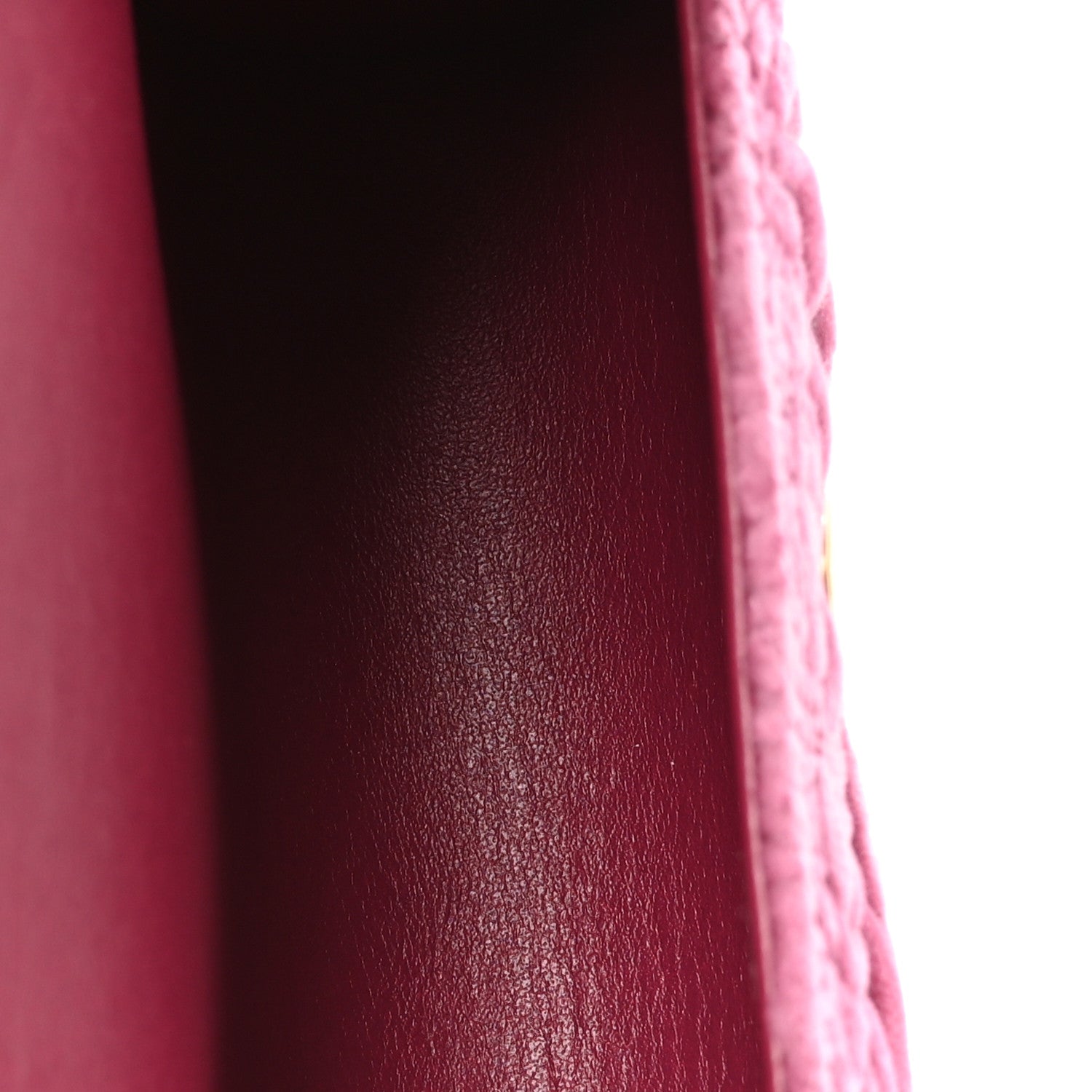 Chanel Velvet Camellia Embossed Jewel Belt Card Holder With Chain Pink 4 of 9