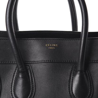 Celine Smooth Calfskin Mini Luggage Black 9 of 9