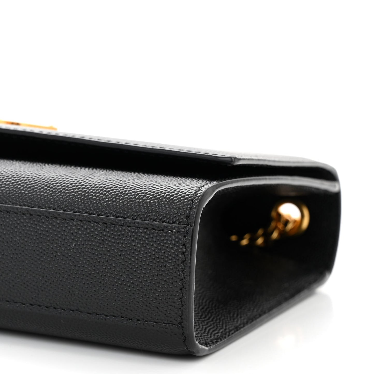 Grain De Poudre Medium Classic Monogram Kate Satchel Black