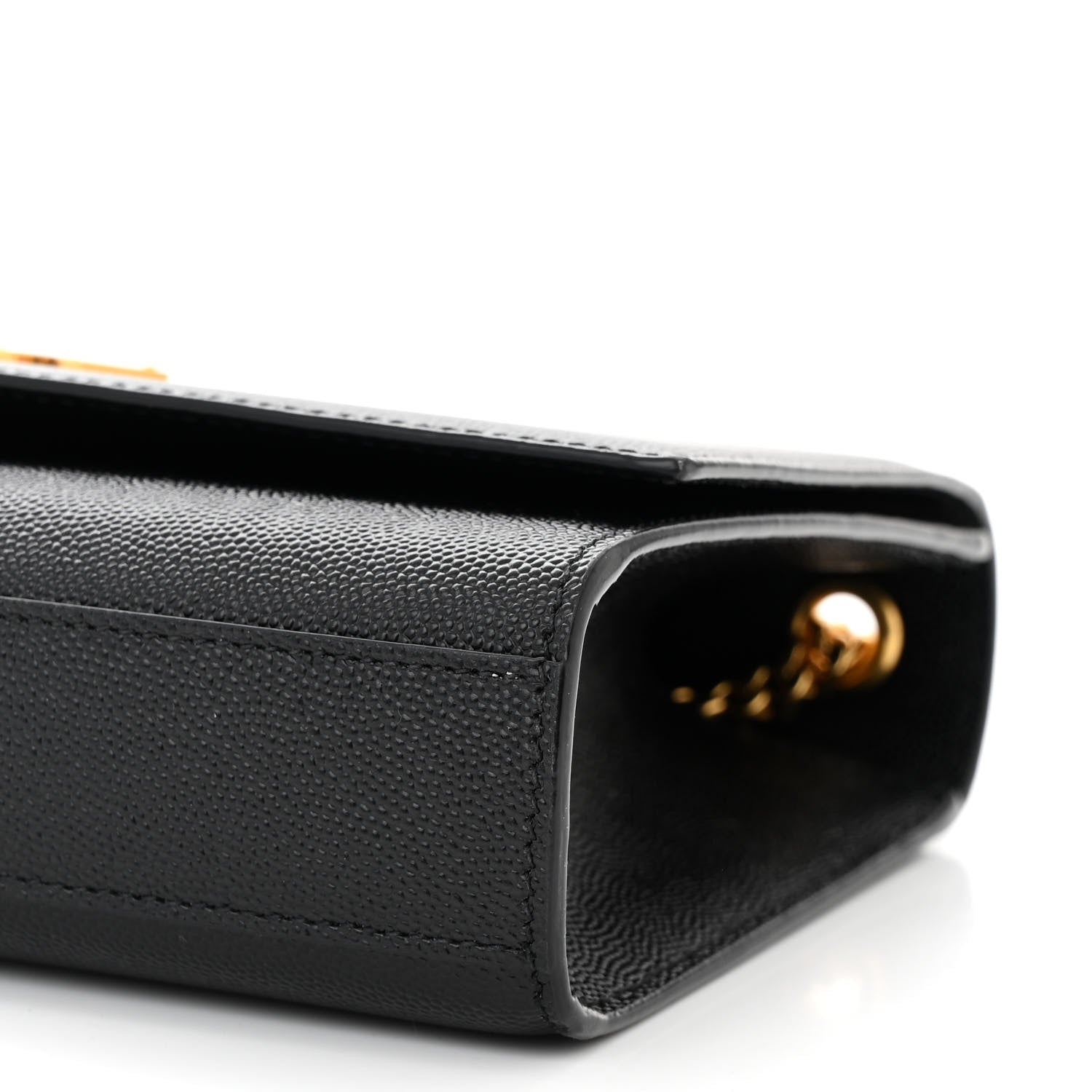 Saint Laurent Grain De Poudre Medium Classic Monogram Kate Satchel Black 10 of 10