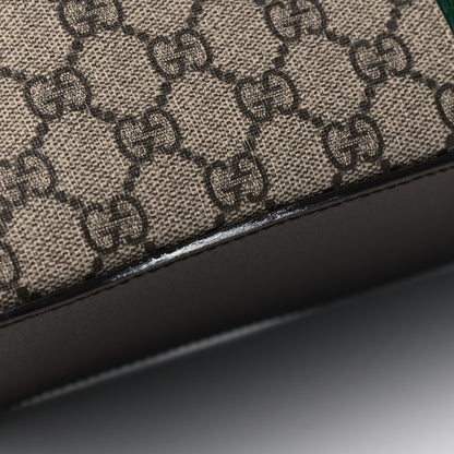 Gucci GG Supreme Monogram Web Medium Ophidia Top Handle Dome Bag Brown 7 of 8