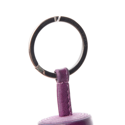 Hermes Lambskin Carmen Tassel Key Holder Violet 4 of 8