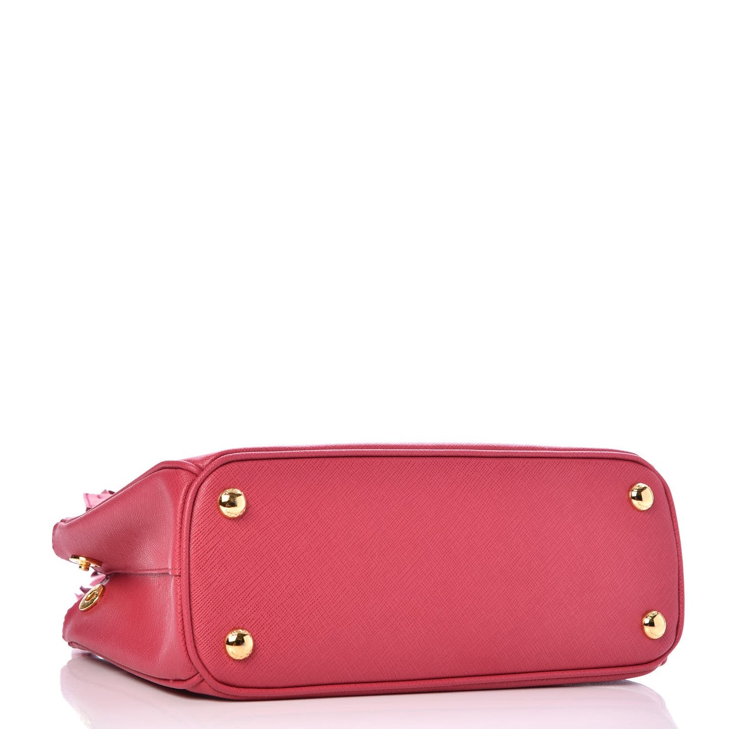Saffiano Mini Galleria Double Zip Tote Peonia
