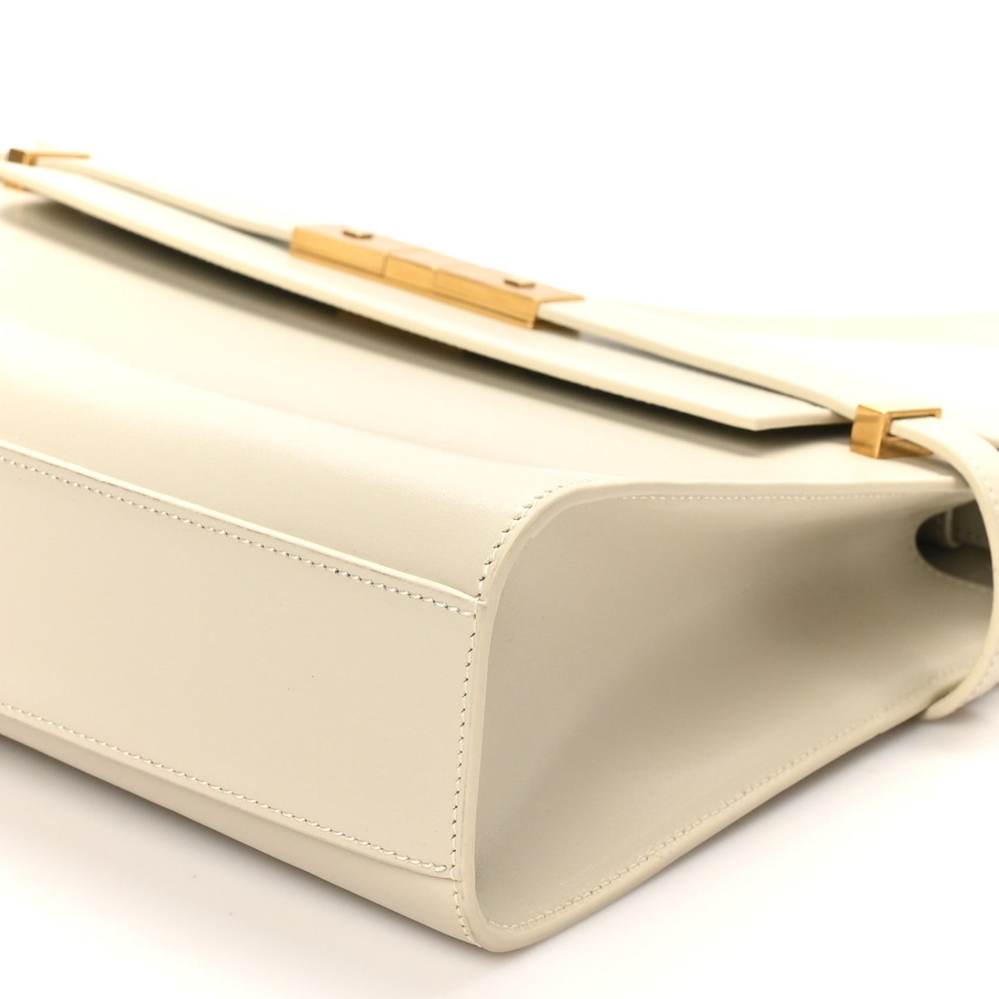 Smooth Calfskin Manhattan Shoulder Bag Crema Soft
